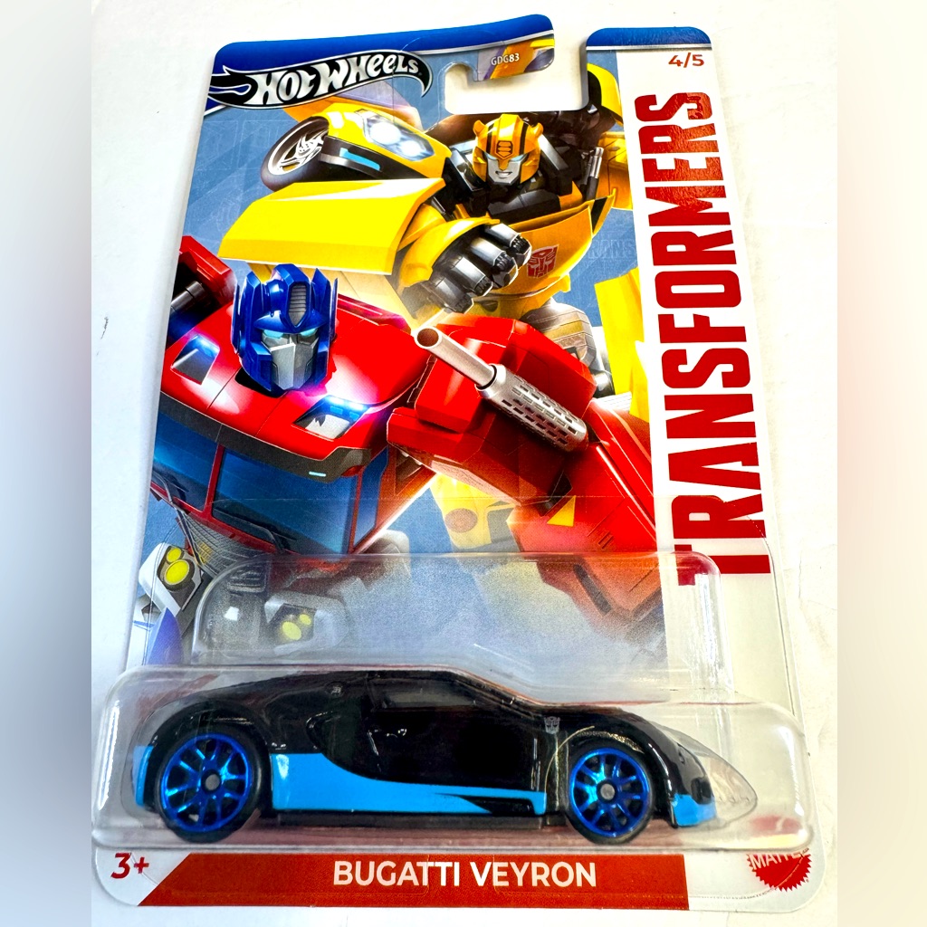 Hot Wheels Transformers Bugatti Veyron 45